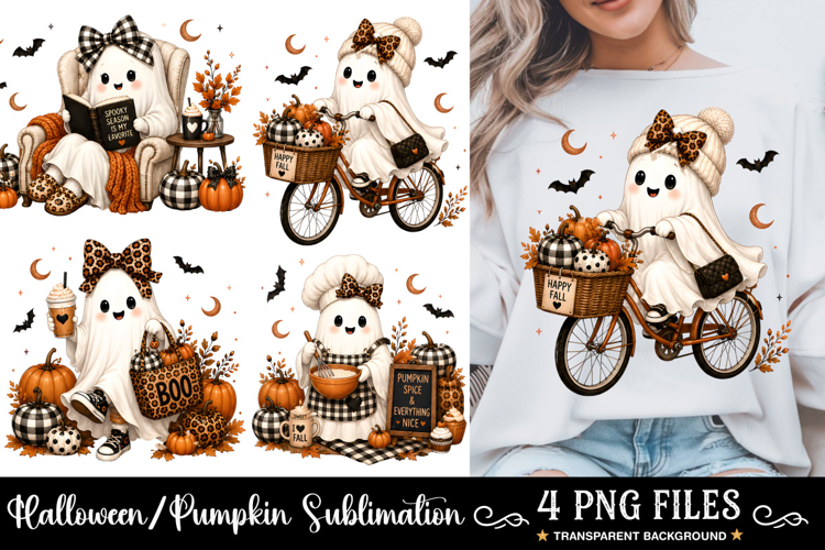 Halloween Ghost Sublimation, Trending Halloween PNG, Ghost