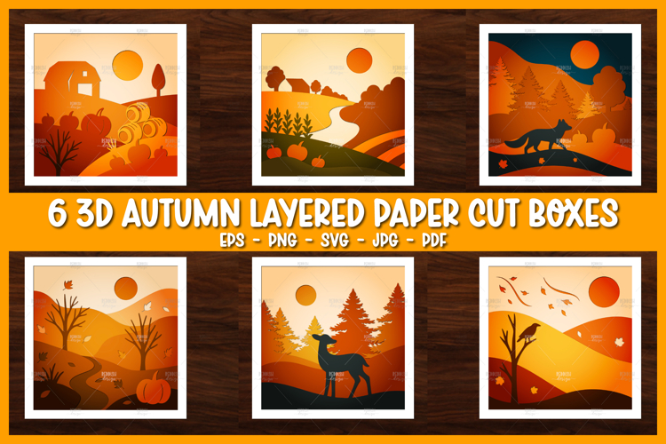 3d Shadow Box Svg Image 24