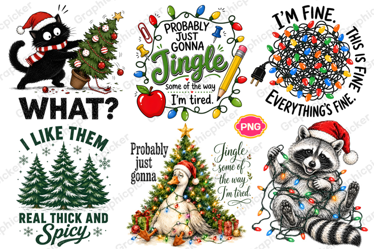 Christmas Sublimation Design, Funny Christmas PNG, Christmas