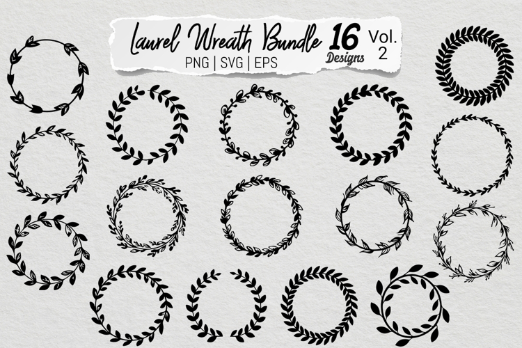 Laurel Wreath SVG PNG Collection