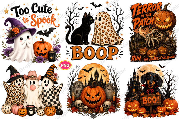 Spooky Season PNG, Halloween Sublimation, Trending Halloween