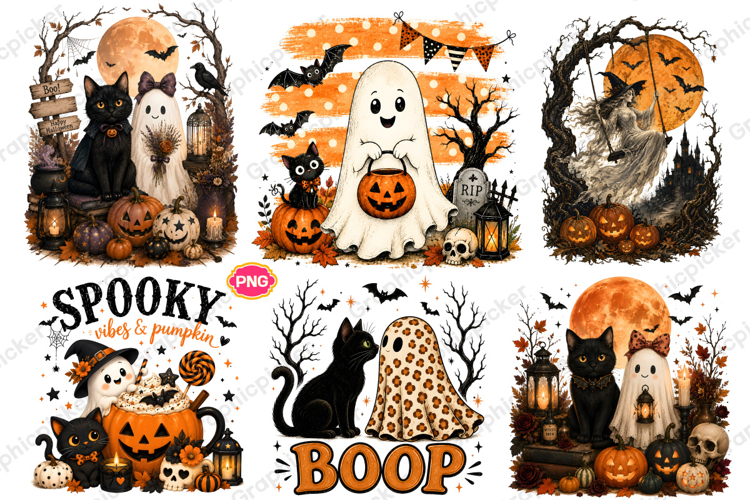 Spooky Season PNG, Halloween Sublimation, Trending Halloween