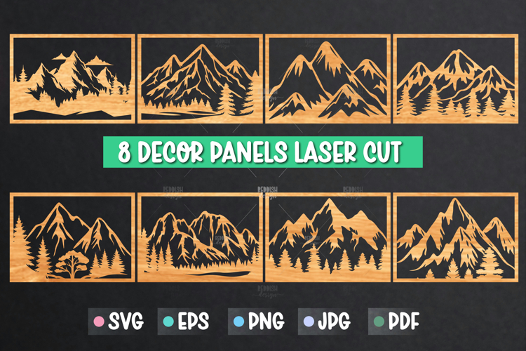 Mountains Clipart Image 2