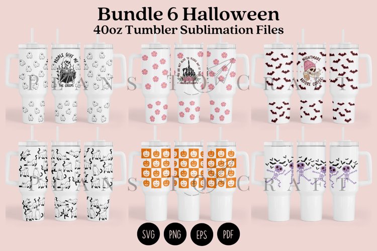 Halloween Tumbler Wrap Image 19