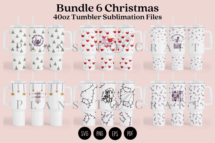 Christmas Tumbler Wrap Image 10