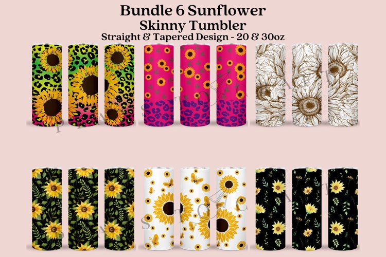 Sunflower Tumbler Wrap Image 7