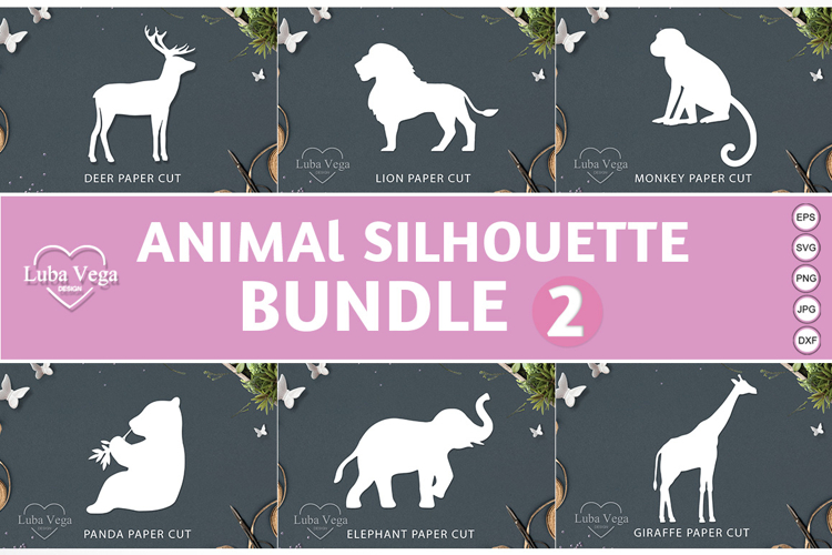 BUNDLE Animal silhouette / BUNDLE paper cut