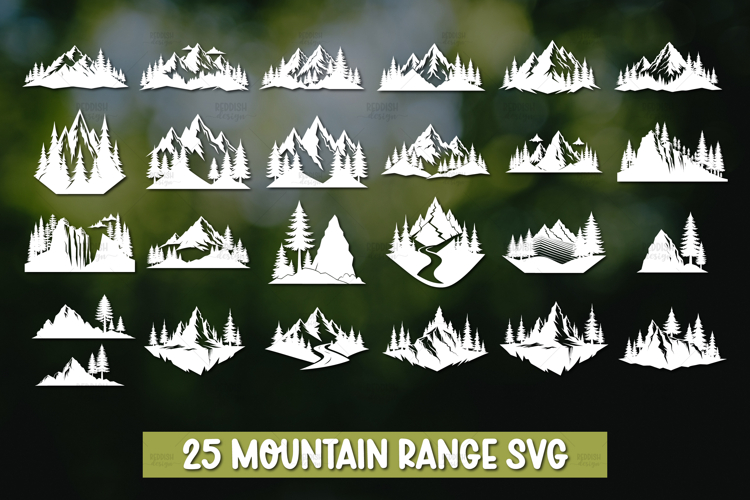Mountains Clipart Image 4
