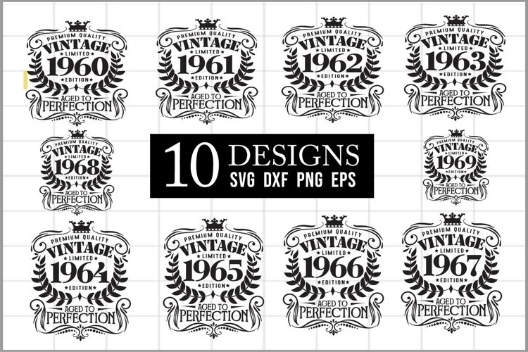 Vintage Birthday Svg Image 20