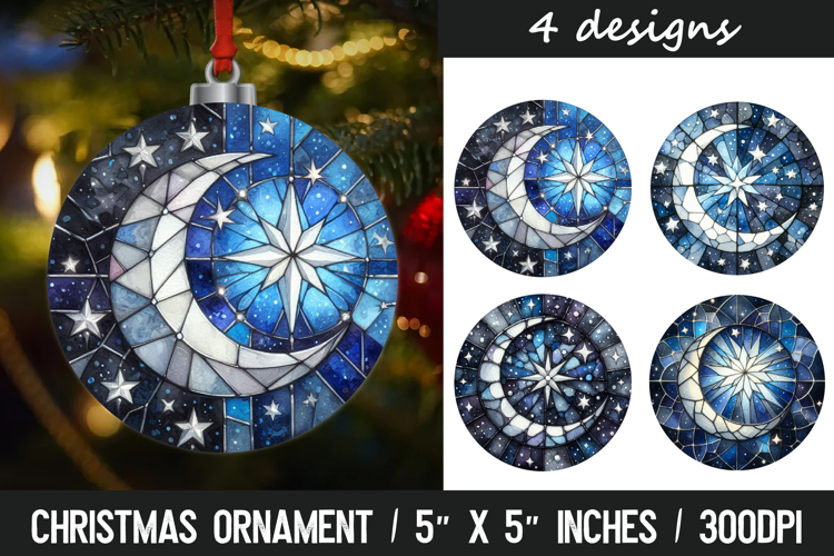 Christmas ornaments sublimation design