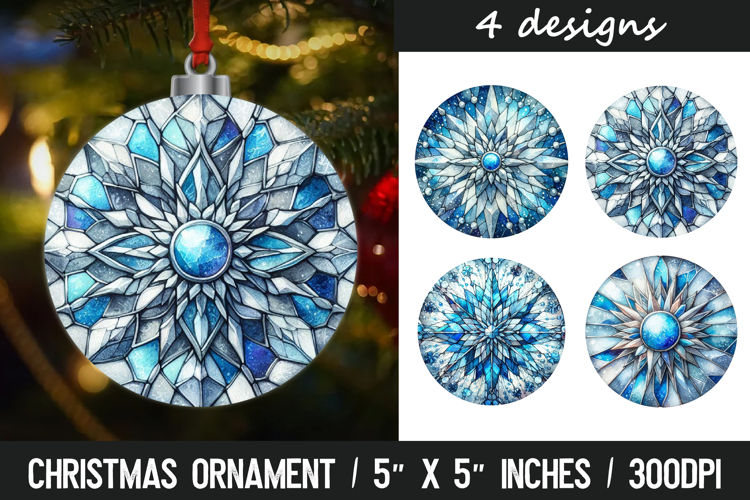 Christmas ornaments sublimation design