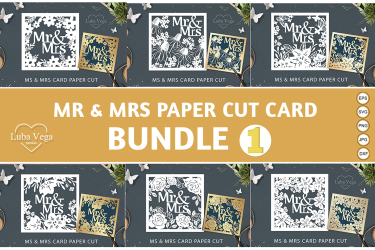 BUNDLE wedding card svg / BUNDLE wedding laser cut