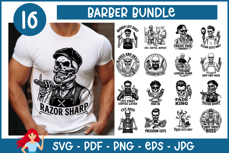 Barber Shop Svg Image 4