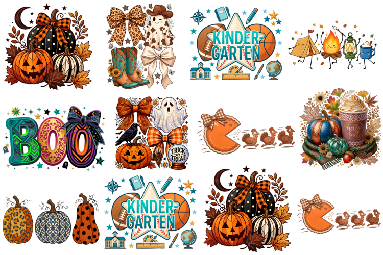 Fall Halloween PNG Design T-shirt Png