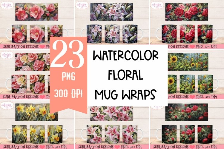 Watercolor Flowers Png Image 5