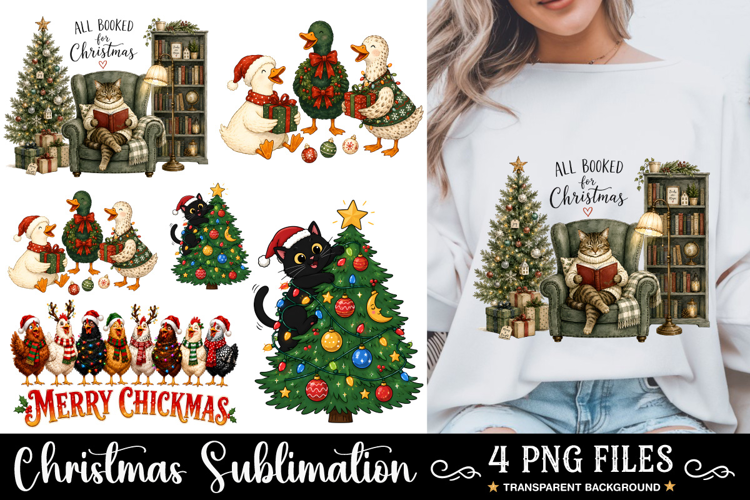 Christmas Goose PNG, Funny Christmas Sublimation, Xmas PNG