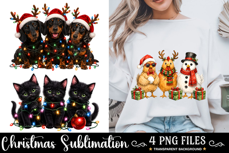 Christmas Dog PNG, Funny Christmas Sublimation, Xmas PNG