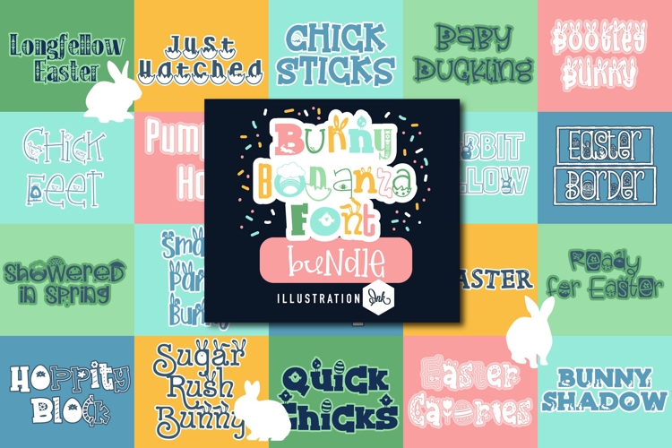 Bunny Bonanza Font Bundle