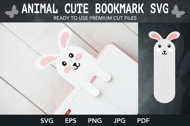 Cute Animal Bookmark Paper cut SVG I Cricut I Silhouette