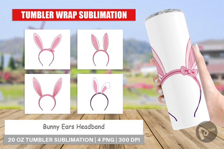 Tumbler Bunny Headband example image 1