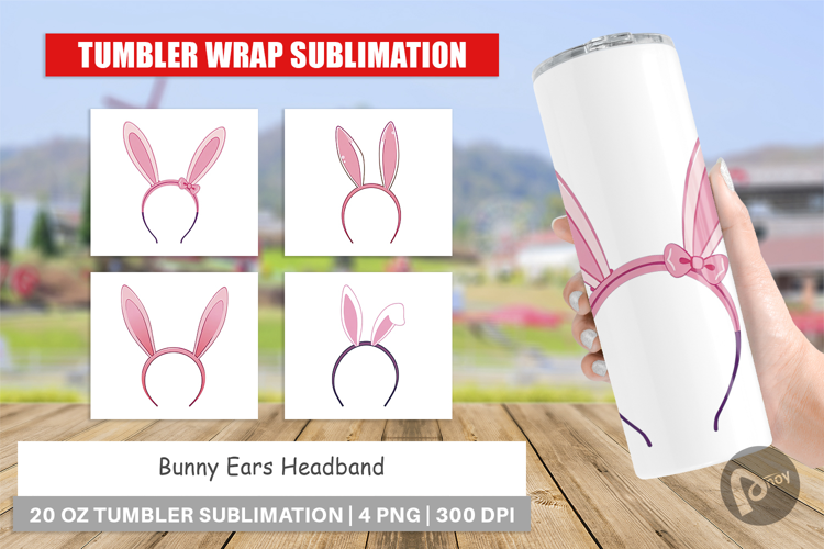 Tumbler Bunny Headband