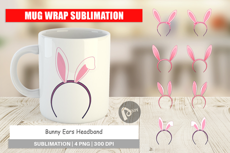 Mug Wrap Bunny Headband