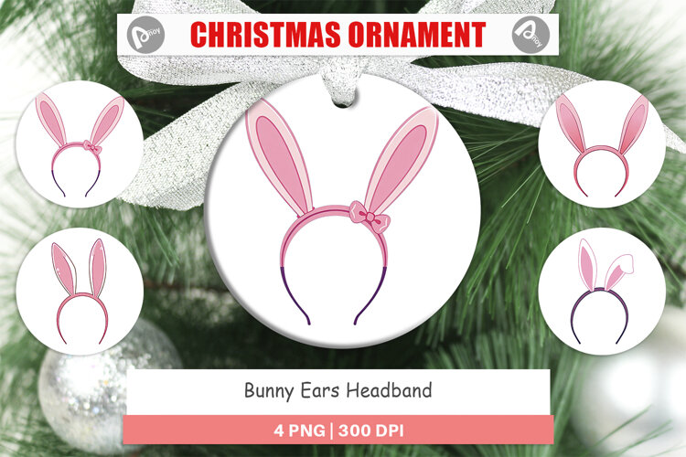 Ornament Bunny Headband example image 1