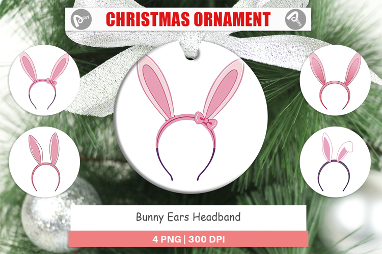 Ornament Bunny Headband