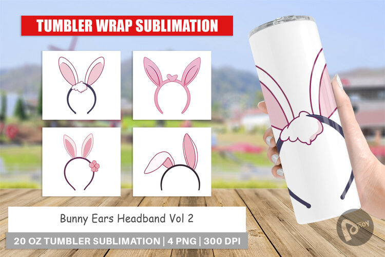 Tumbler Bunny Headband example image 1