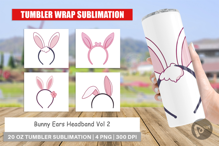 Tumbler Bunny Headband