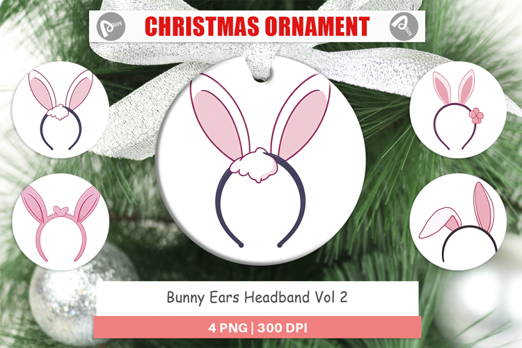 Ornament Bunny Headband