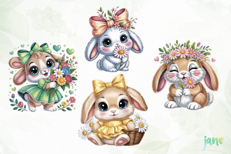 Bunny Easter PNG Sublimation