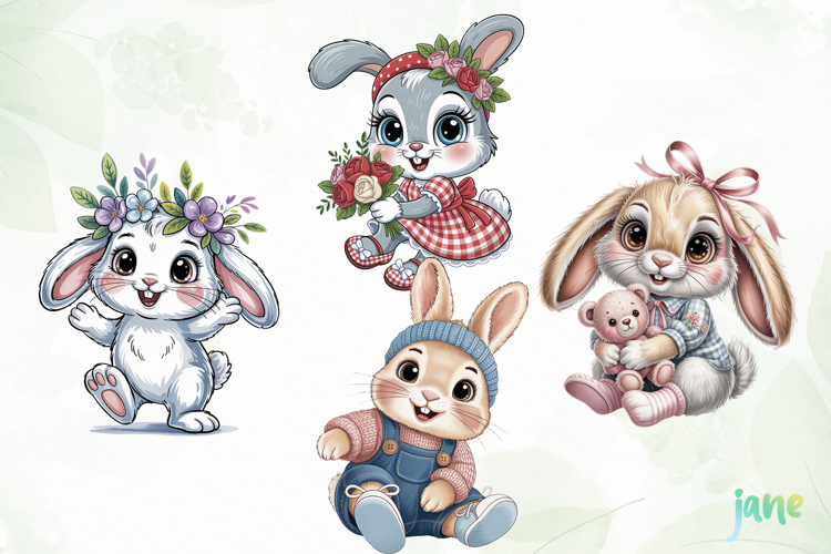 Bunny Easter PNG Sublimation