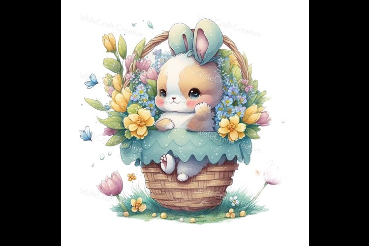 Easter Basket Clipart Image 11
