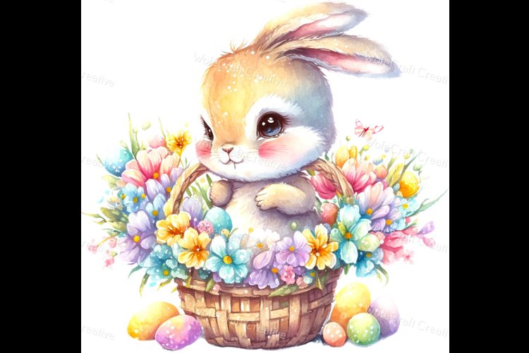 Easter Basket Clipart Image 13