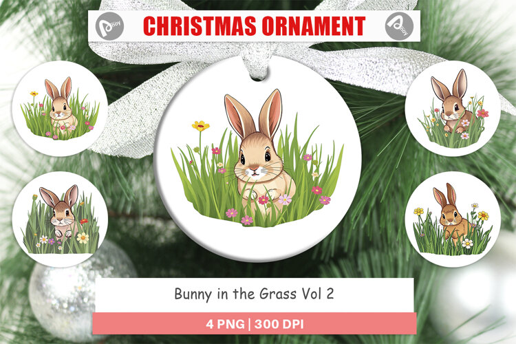 Ornament Grass Bunny example image 1