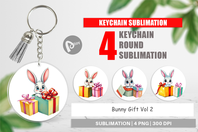 Keychain Bunny Gift