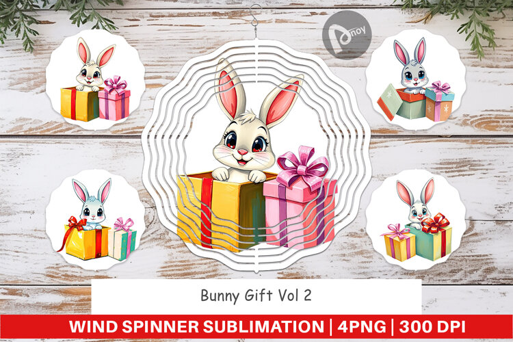 Wind Spinner Bunny Gift example image 1