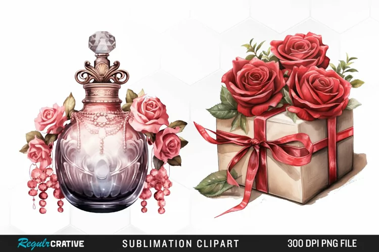 Burgundy Roses Image Clipart