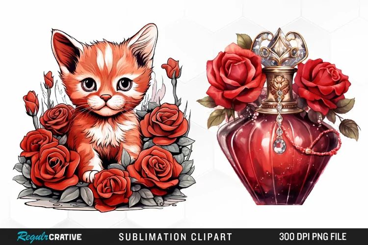 Burgundy Roses Image Clipart