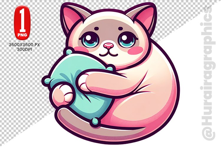 Cute Cat Clipart Image 24