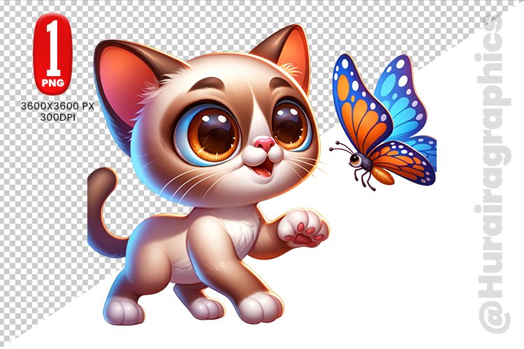 Cute Cat Clipart Image 10