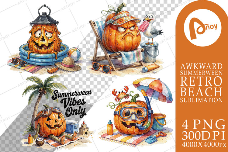 Melted Pumpkin Crisis Sublimation example image 1