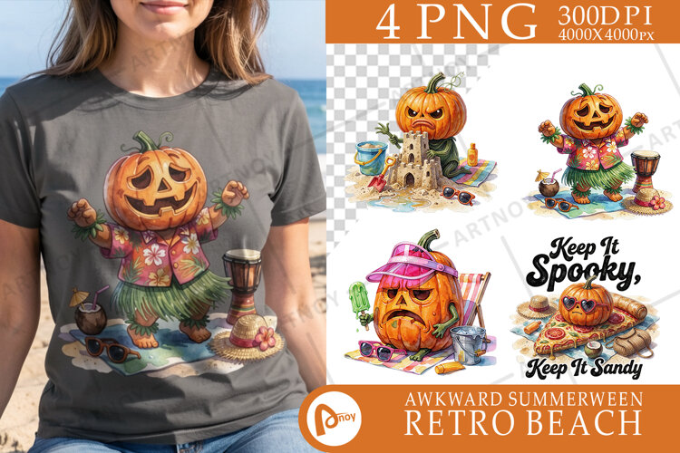 Melted Pumpkin Crisis Sublimation example image 1