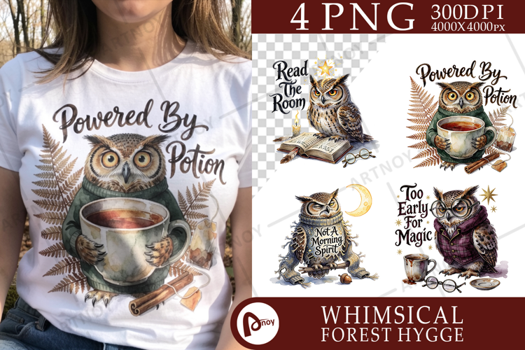 Burnt-Out Owl Sublimation