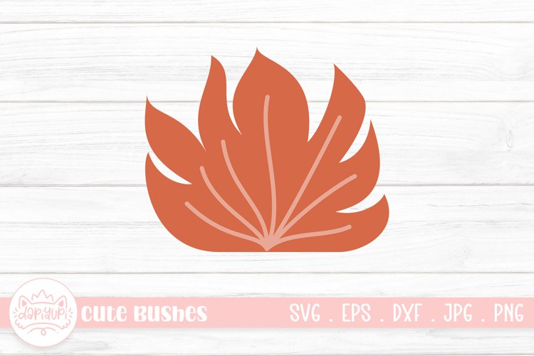 Simple Bushes Cartoon | Cute Grass Bush Clipart Design