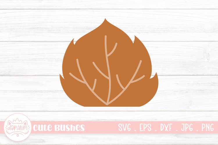 Simple Bushes Cartoon | Cute Grass Bush Clipart Design