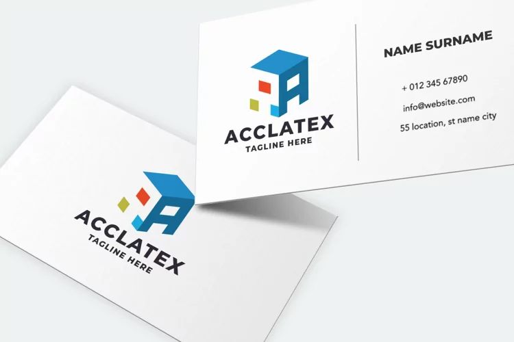 Acclatex Letter A Pro Logo Template