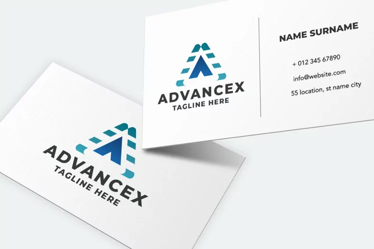 Advancex Letter A Pro Logo Template