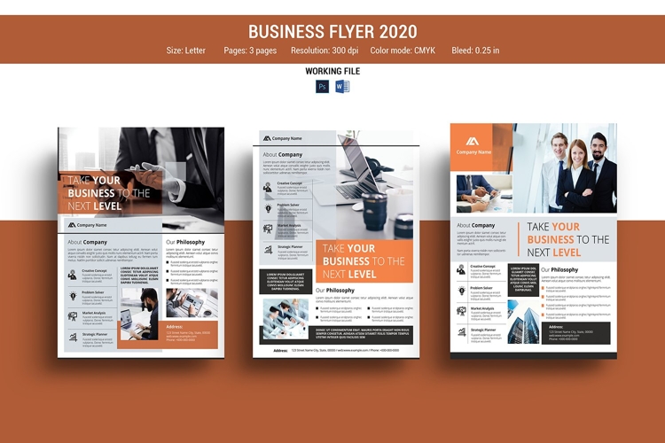 3 Business Flyer Template